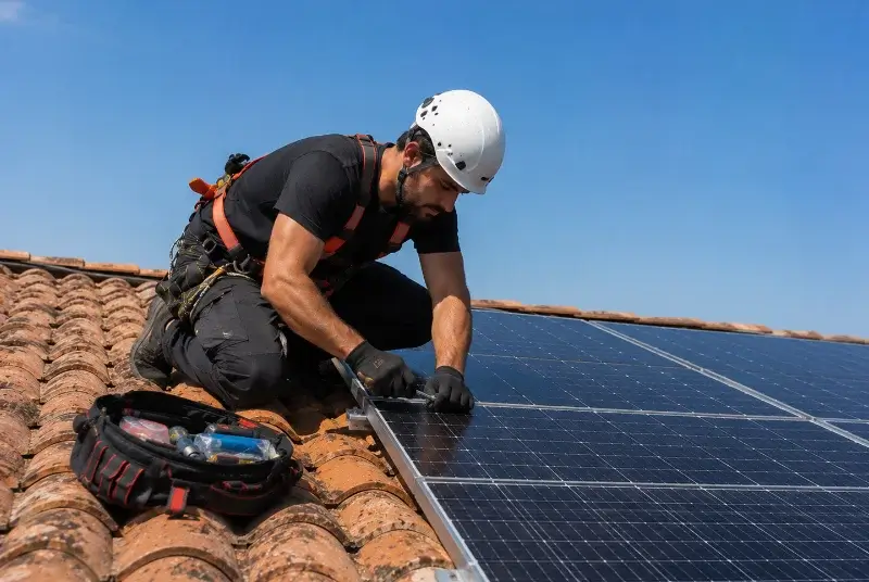 Maintenance et monitoring de panneaux solaires à Campagne-sur-Aude